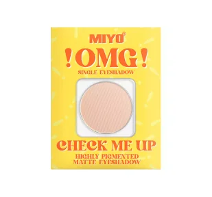 MIYO - !OMG! - Check Me Up - Highly Pigmented Matte Eyeshadow - Magnetyczny cień do powiek - Matowy - 1,3 g - 02 PUDDING - Cienie do powiek - miniaturka - grafika 1