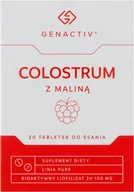 Przeziębienie i grypa - Colostrum z Maliną 20 Tabletek Do Ssania - miniaturka - grafika 1