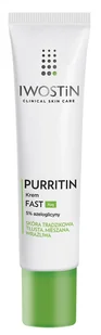 Iwostin Purritin Fast AZG - krem 40ml - Kremy do twarzy - miniaturka - grafika 1