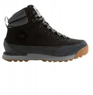 Buty trekkingowe męskie - Buty lifestyle The North Face Back-To-Berkeley IV Leather WP - black/asphalt grey - miniaturka - grafika 1