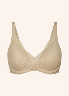 Triumph Biustonosz Z Fiszbinami Body Make-Up Illusion Lace beige - Biustonosze - miniaturka - grafika 1