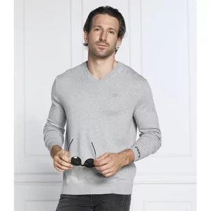 Pepe Jeans London Sweter ANDRE | Slim Fit | z dodatkiem wełny i kaszmiru - Swetry męskie - miniaturka - grafika 1