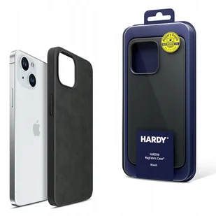 3mk Hardy MagFabric Czarne etui na telefon Apple iPhone 15 - Etui i futerały do telefonów - miniaturka - grafika 1