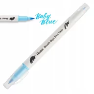 Kredki, ołówki, pastele i pisaki - Pisak PENTEL Brush Sign Pen Twin SESW30 baby blue - miniaturka - grafika 1