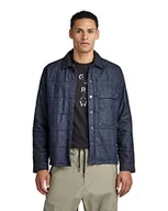 Kurtki męskie - G-STAR RAW Postino pikowana kurtka męska, Niebieski (Rinsed C842-082), L - miniaturka - grafika 1