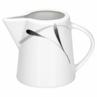 Dzbanki i imbryki - Dzbanek na mleko Lima 220ml porcelana biała z dekoracją - miniaturka - grafika 1
