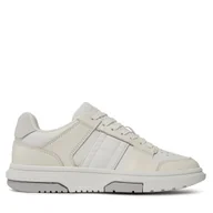 Sneakersy damskie - Sneakersy Tommy Jeans Tjw Skate Sneaker Ltr EN0EN02423 Écru - miniaturka - grafika 1