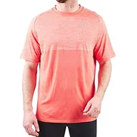 Koszulki męskie - Nike Dry Fit Medalist koszulka męska z krótkim rękawem wielokolorowa Mehrfarbig (Rush Coral/Crimson Pulse) X-L - miniaturka - grafika 1