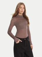 Swetry damskie - HUGO Sweter Slumy_B 50543045 Beżowy Regular Fit - miniaturka - grafika 1