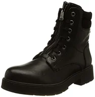 Botki damskie - Tom Tailor Damskie sztyblety 4293509, czarne, 38 UE - miniaturka - grafika 1