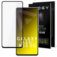 Filtry prywatyzujące - Szkło hartowane do etui Alogy Full Glue case friendly do Samsung Galaxy A53 / A53 5G Czarne - miniaturka - grafika 1