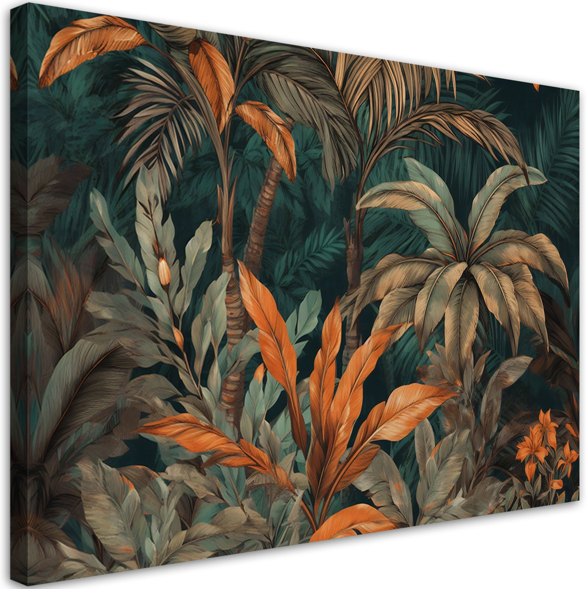 Feeby obraz na płótnie palmy w dżungli pejzaż 90x60 large