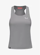 Koszulki i topy damskie - Tank top damski Salewa Pedroc Dry Hyb Tank - alloy - miniaturka - grafika 1