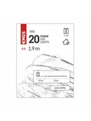 Oświetlenie świąteczne - Łańcuch D3AC07, zimna biel IP20 - miniaturka - grafika 1