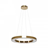 Lampy sufitowe - Berella Light Moloko D60 LED lampa wisząca 1-punktowa złota BL5430 - miniaturka - grafika 1