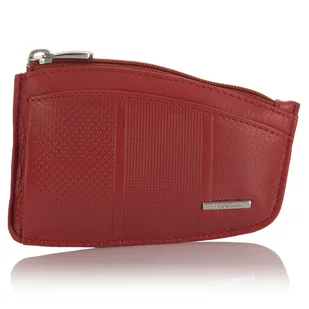 Skórzane etui na klucze Valentini 157-525 - czerwone - Etui na klucze - miniaturka - grafika 1
