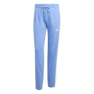 adidas Kobiety ESSENTIALS 3-STRIPES FRENCH TERRY CUFFED PANTS, blue fusion/white, S - Spodnie rowerowe - miniaturka - grafika 1