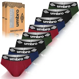 Umbro Slipy Majtki Męskie Bawełniane Zestaw 8 sztuk Rozmiar XXL - Majtki męskie - miniaturka - grafika 1