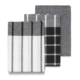KELA Ręcznik Pasado 100% bawełna biało-czarny 3-częściowy 65,0x45,0cm KL-15972 - Ręczniki KELA Ręcznik Pasado 100% bawełna biało-czarny 3-częściowy 65,0x45,0cm KL-15972 - Ręczniki - miniaturka - grafika 1