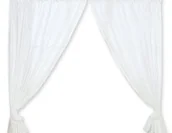 Firany i zasłony dla dzieci - Zasłonki do pokoju dziecięcego- Dobranoc białe - miniaturka - grafika 1