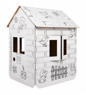 Domek Kartonowy Do Malowania Dla Chłopca - Place zabaw - miniaturka - grafika 1