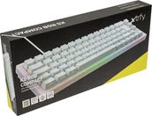 Klawiatury - Cherry Xtrfy K5 Gaming Tastatur, TKL, RGB - transparent/wei K5-RGB-CPT-TPWHITE-R-GER - miniaturka - grafika 1