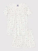 Rampersy - PETIT BATEAU Piżama w kolorze białym - miniaturka - grafika 1