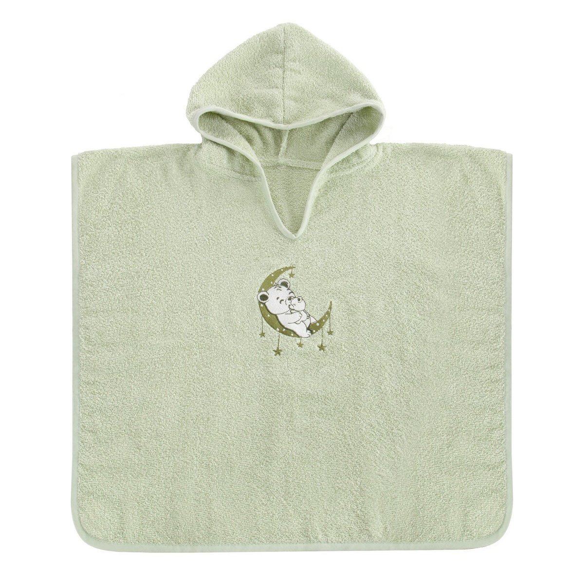 Ręcznik Baby74 60X120 cm miętowy bawełna 310 g/m² z kapturem