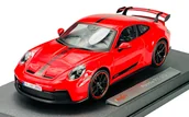 Samochody i pojazdy dla dzieci - MAISTO PORSCHE 911 992 GT3 CZERWONY 1:18 36458 - miniaturka - grafika 1