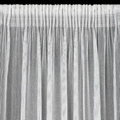 Firany - Firana 140x300 Kim biała gotowa na taśmie z lekkiej przewiewnej tkaniny - miniaturka - grafika 1
