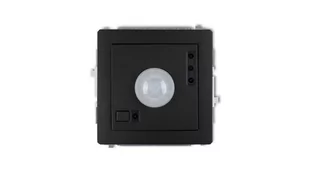 Karlik elektrotechnik DECO Czujnik ruchu elektroniczny czarny mat 12DCR-1 12DCR-1 - Gniazdka elektryczne - miniaturka - grafika 1