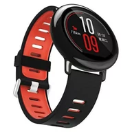 Akcesoria do smartwatchy - Beline pasek silikonowy do zegarków 22mm SAMSUNG SUUNTO GARMIN HUAWEI POLAR REALME czarno-czerwony black/red box - miniaturka - grafika 1