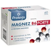 Witaminy i minerały - Protego Magnez B6 Forte, 60 tabletek - miniaturka - grafika 1