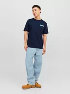 Koszulki męskie - Jack & Jones Koszulka w kolorze granatowym - miniaturka - grafika 1
