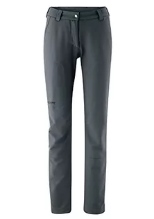 Spodnie damskie - Maier Sports Helga damskie spodnie softshellowe, outdoorowe szary szary (grafitowy) (Graphite) 21 236005 - grafika 1