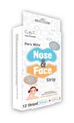 Maseczki do twarzy - Cettua Pure White Nose & Face Strip 12 Paski oczyszczające na twarz 12 sztuk - miniaturka - grafika 1