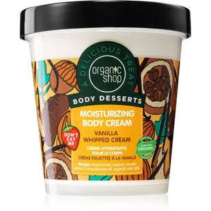 Organic Shop Body Dessert Nawilżający krem do ciała Vanilla Whiped BD30 450ml - Balsamy i kremy do ciała - miniaturka - grafika 1