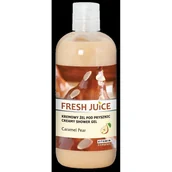 Kosmetyki do kąpieli - Fresh Juice Caramel & Pear kremowy żel pod prysznic 500ml - miniaturka - grafika 1