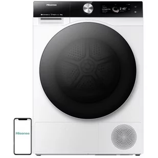 Suszarka HISENSE DH7S107BW Seria 7S Wi-Fi ConnectLife AI SuperDry Ekran TFT Samoczyszczacy wymiennik ciepła - Suszarki do prania - miniaturka - grafika 1