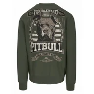 Odzież taktyczna i umundurowanie - Bluza PITBULL Tricot Terry 280 Troublemaker '25 - Old Green 3XL - miniaturka - grafika 1