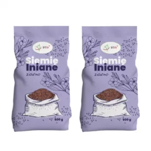 Vivio Siemię lniane Zestaw 2 x 500 g - Zdrowa żywność - miniaturka - grafika 1