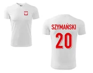 Koszulki sportowe męskie - Treningowa Koszulka POLSKA SZYMAŃSKI 20 - miniaturka - grafika 1