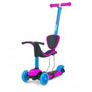 Hulajnogi - Milly Mally Hulajnoga Scooter Little Star Pink-Blue GXP-719128 - miniaturka - grafika 1