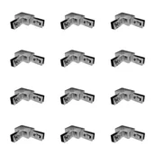 Akcesoria do ogrodzeń - Obejma narożna ocynkowana 4 x 6 cm - 12 szt. - miniaturka - grafika 1