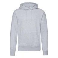 Bluzy męskie - Bluza męska z kapturem Hooded Sweat Fruit of the Loom - Heather Grey XXL - miniaturka - grafika 1