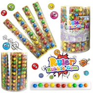 Gumy do żucia, lizaki, dropsy - Gumy kulki Ruler BUBBLE GUM 450 SZTUK 1,125g - miniaturka - grafika 1