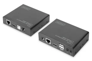 Digitus Zestaw wzmacniacza sygnału HDMI® HDBaseT™ 2.0 KVM, 100 m, 4K - Przełączniki KVM - miniaturka - grafika 1