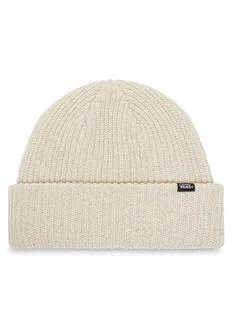 Vans Czapka Core Basic Cuff Beanie VN000QB42N11 Écru - Czapki damskie - miniaturka - grafika 1