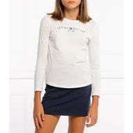 Bluzy dla dziewczynek - Tommy Hilfiger Longsleeve ESSENTIAL | Regular Fit - miniaturka - grafika 1