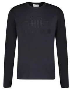 GANT T-shirt męski, czarny, L - Koszulki męskie - miniaturka - grafika 1